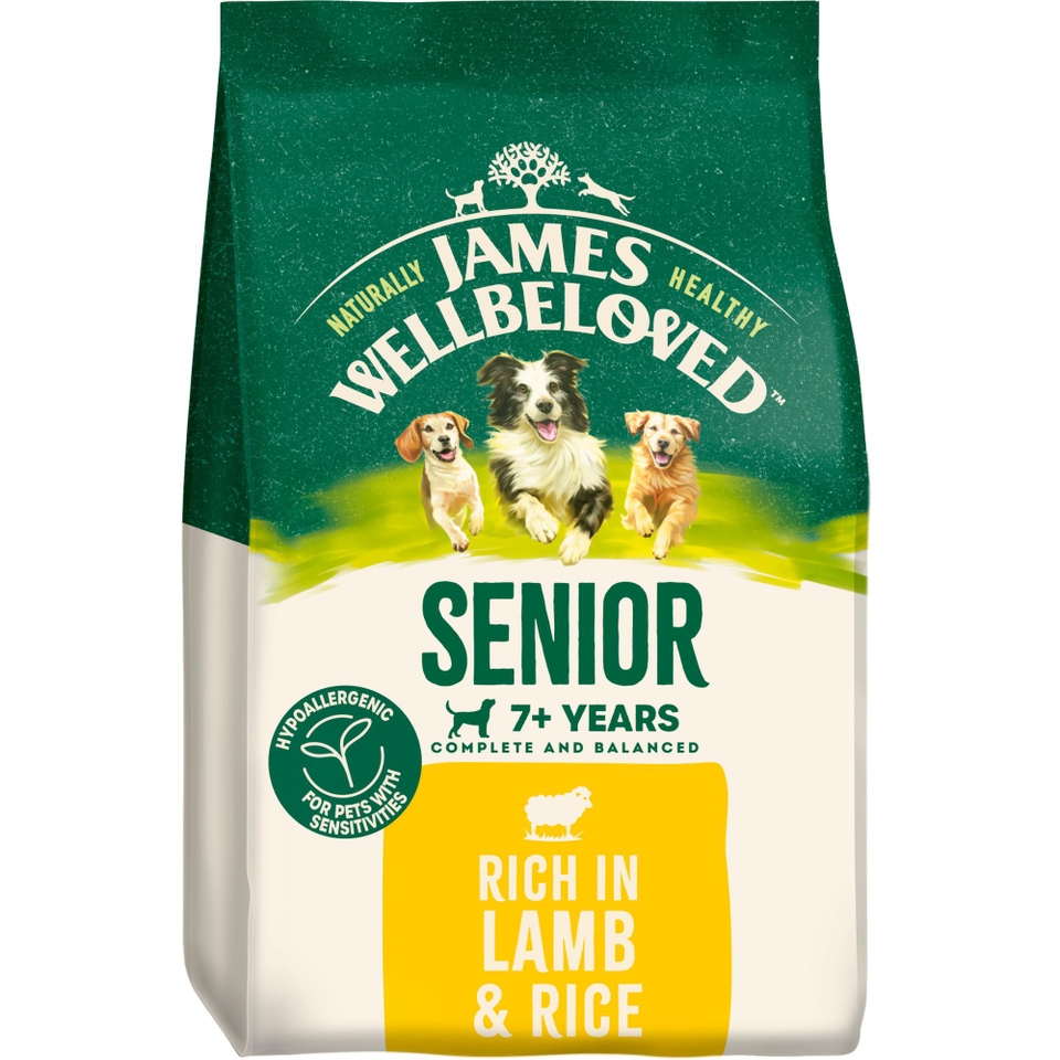 Senior Lamb & Rice Dry Dog Food 12kg