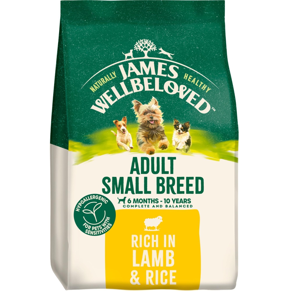 Adult Lamb & Rice Small Breed Dry Dog Food 4.5kg