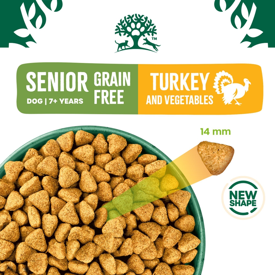 Senior Grain Free Dry Dog Food Turkey 10kg