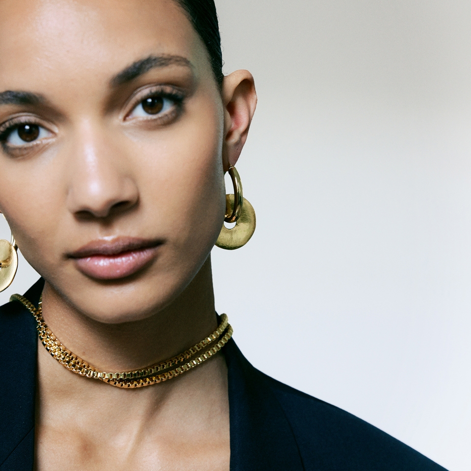 Pearl Octopuss.y Box Chain Rope Gold-Plated Necklace