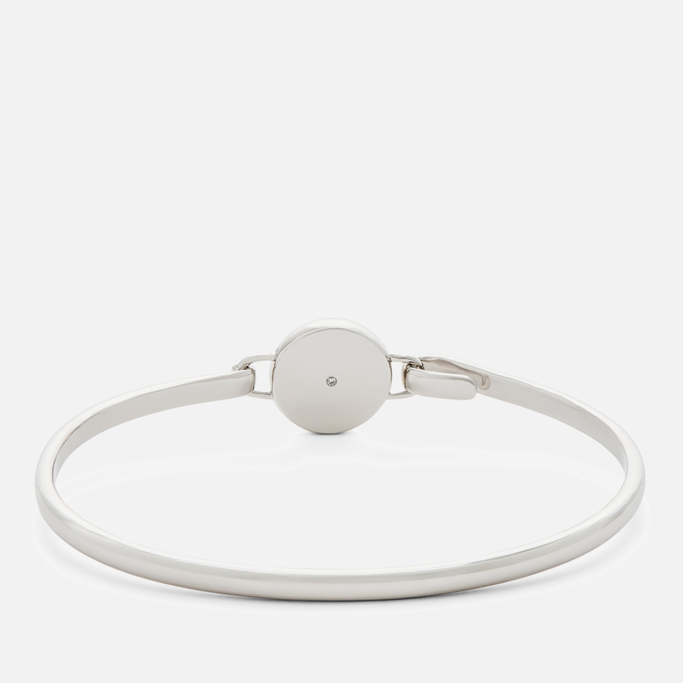 Marc Jacobs Button Silver-Plated Hinge Bracelet