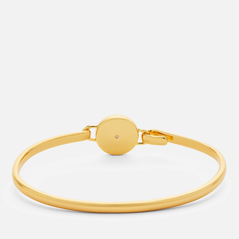 Marc Jacobs Button Gold-Plated Hinge Bracelet