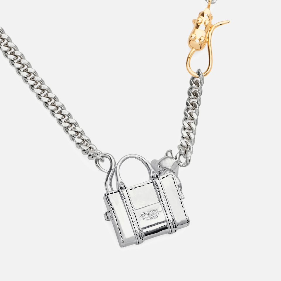 Marc Jacobs Cats Out Of The Bag Silver-Plated Necklace