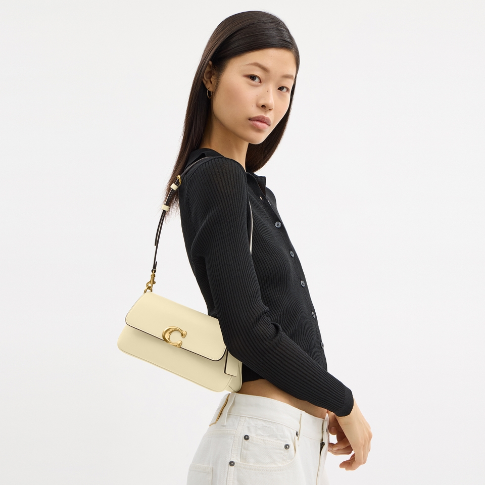 Coach Jet Leather Shoulder Bag
