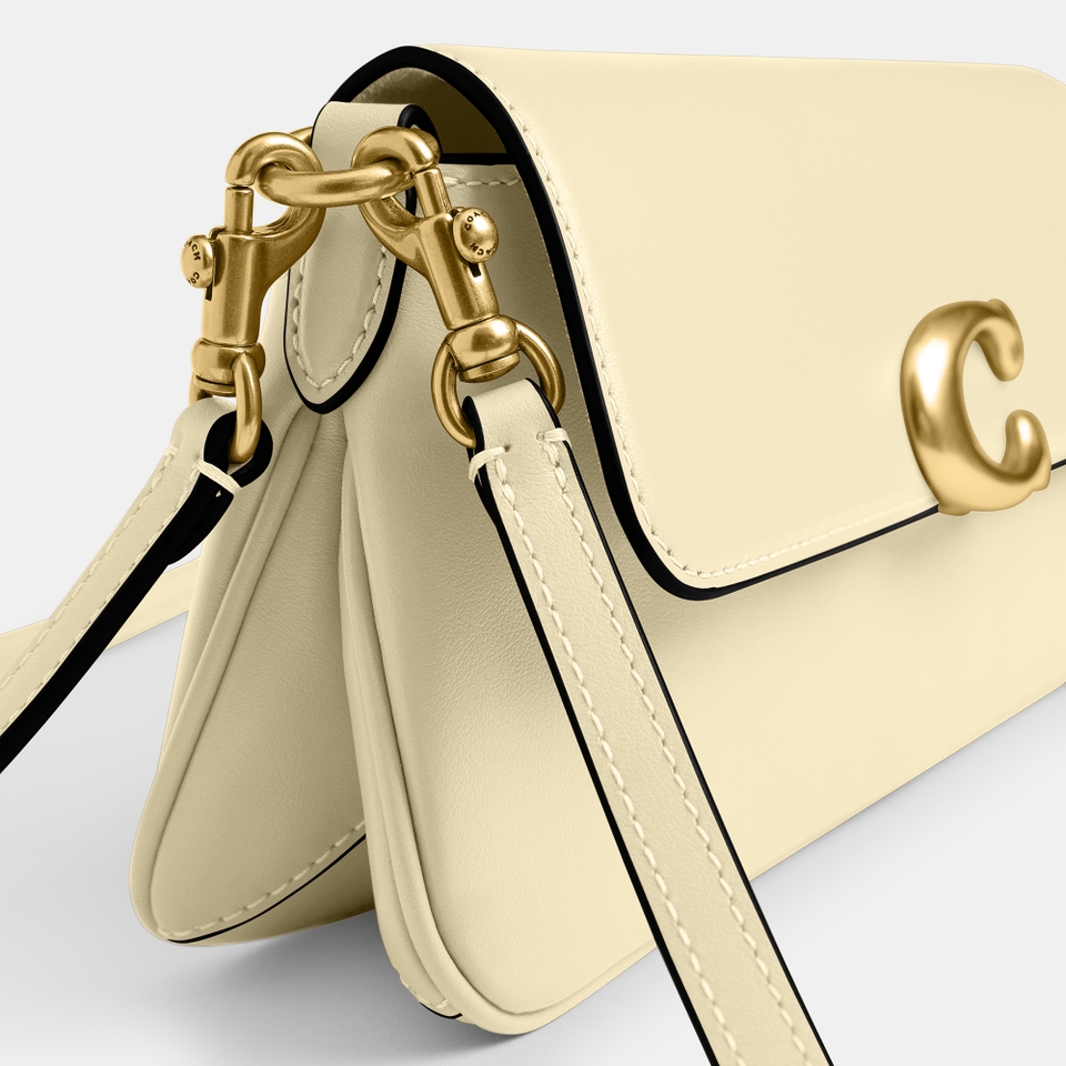 Coach Jet Leather Shoulder Bag