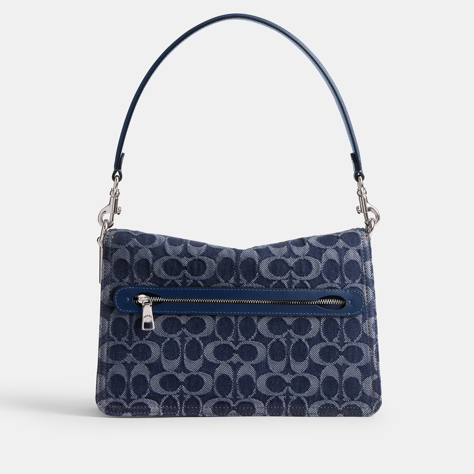 Coach Washed Chain Tabby Denim Shoulder Bag