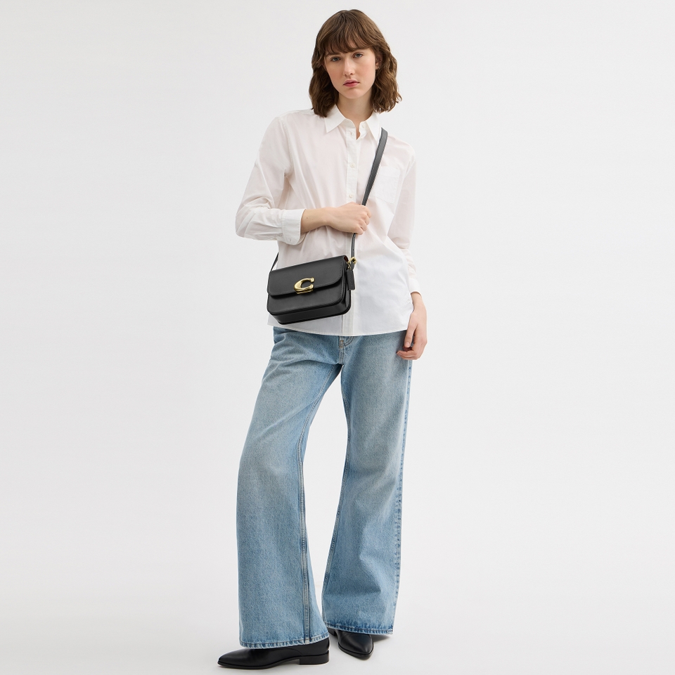 Coach Sage Leather Shoulder Bag
