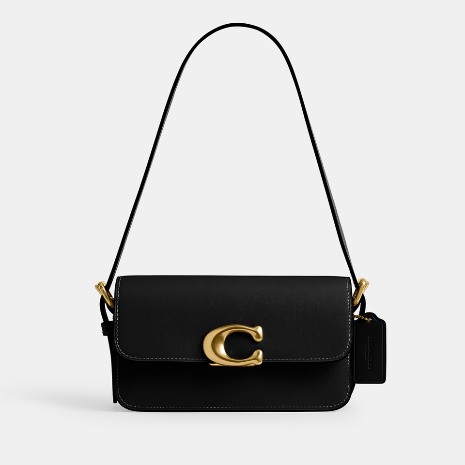 Coach Zoe Leather Shoulder Bag
