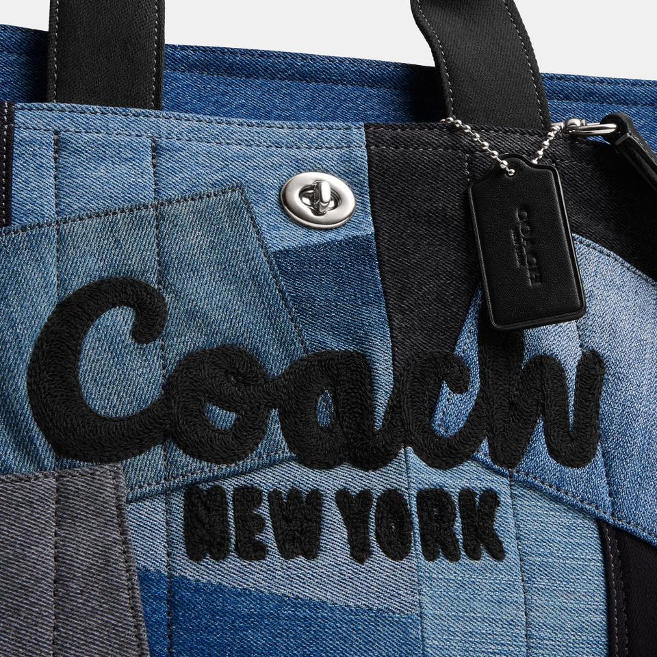Coach Cargo Denim Tote Bag
