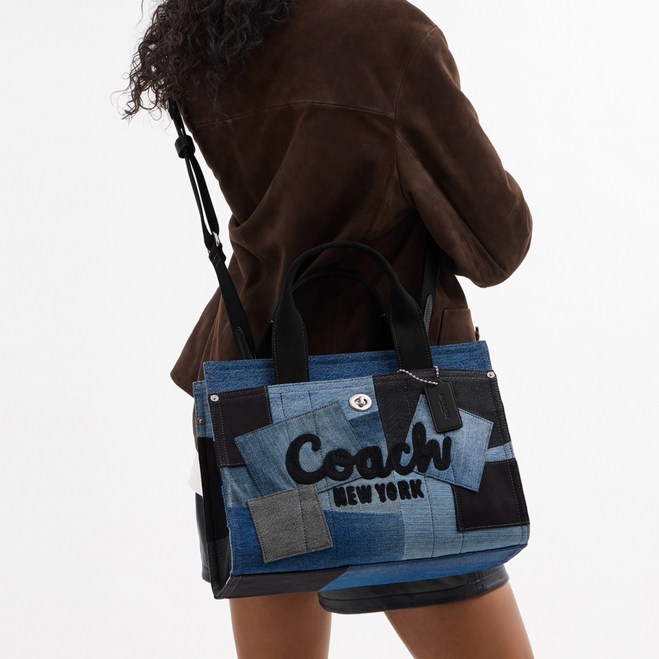 Coach Cargo Denim Tote Bag