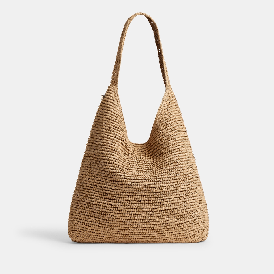 Coach Brooklyn 39 Straw Shoulder Bag