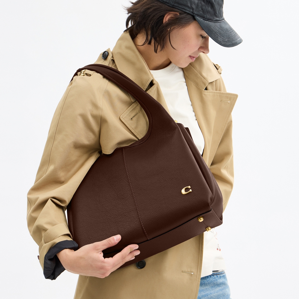 Coach Lana Leather Shoulder Bag