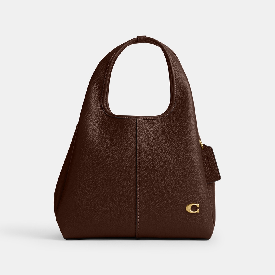 Coach Lana 23 Pebble-Grain Leather Shoulder Bag