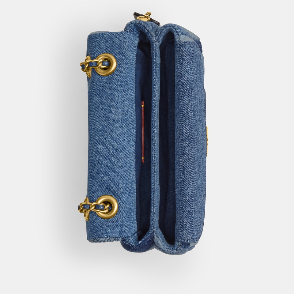 Coach Patchwork Tabby 26 Denim Shoulder Bag