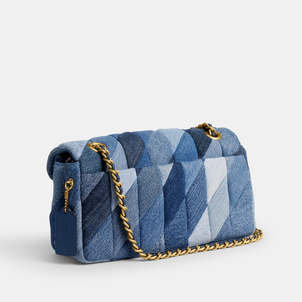 Coach Patchwork Tabby 26 Denim Shoulder Bag
