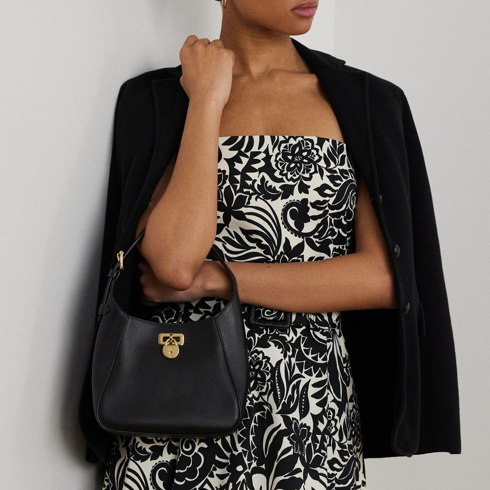 Lauren Ralph Lauren Tanner Leather Shoulder Bag