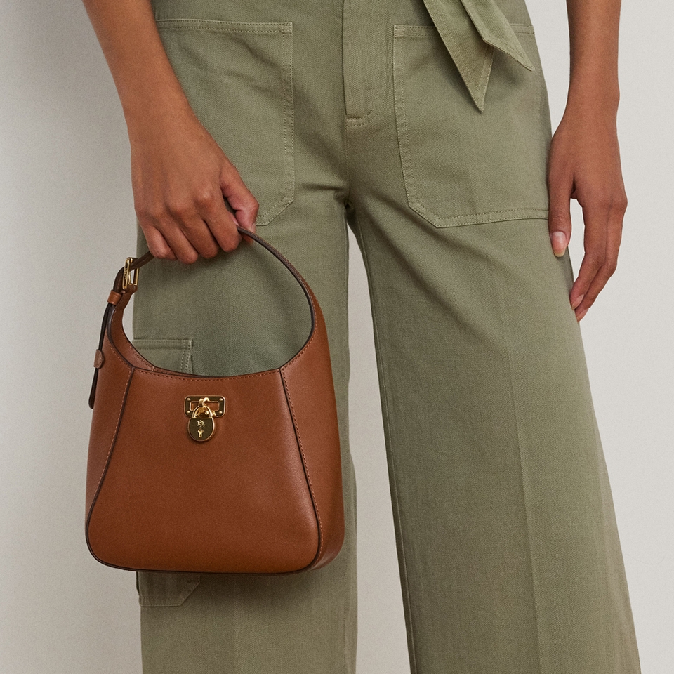 Lauren Ralph Lauren Tanner Leather Shoulder Bag