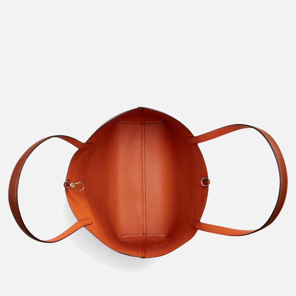 Lauren Ralph Lauren Pebble-Grain Faux Leather Reversible Tote Bag