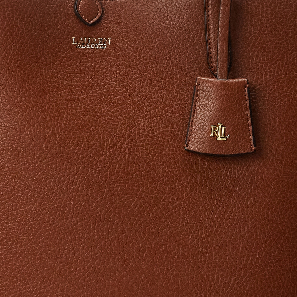 Lauren Ralph Lauren Pebble-Grain Faux Leather Reversible Tote Bag
