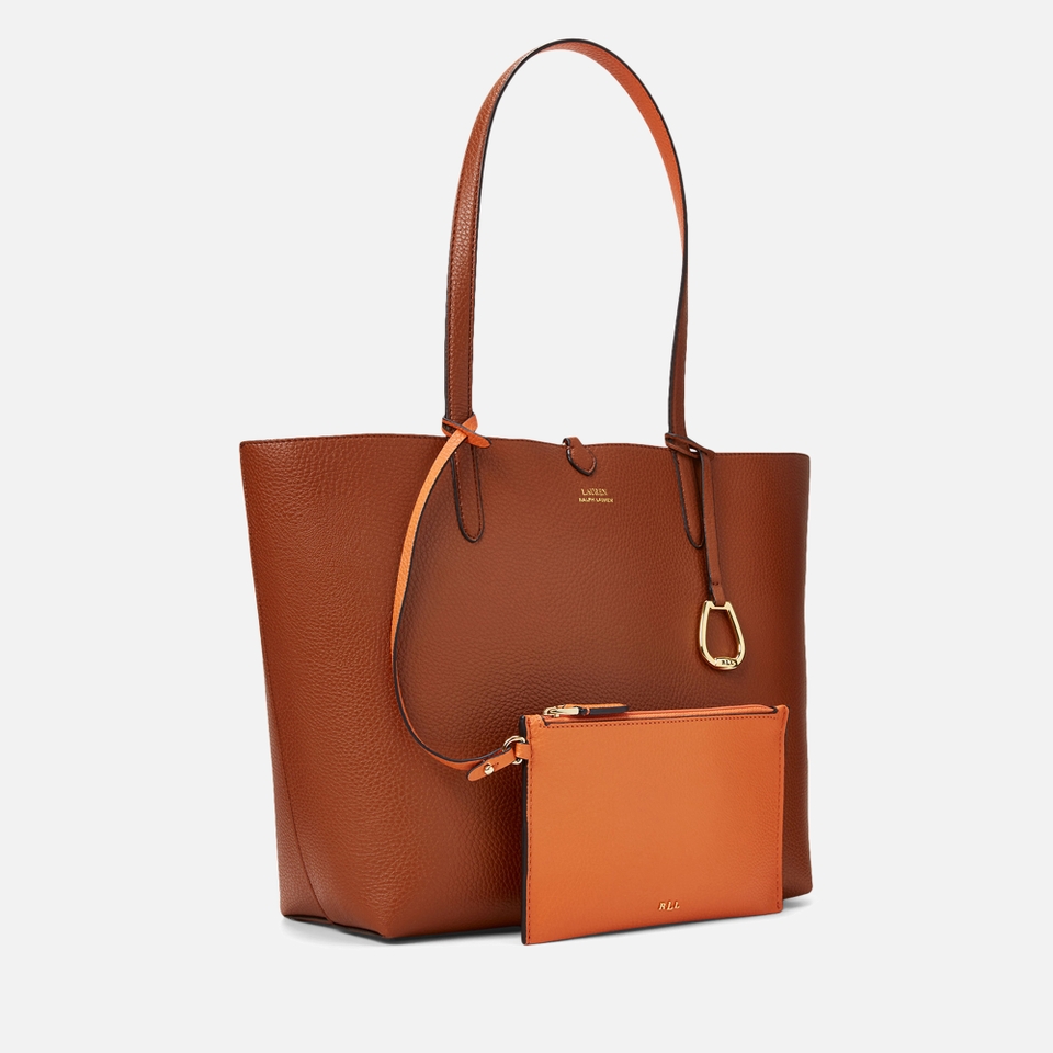 Lauren Ralph Lauren Pebble-Grain Faux Leather Reversible Tote Bag