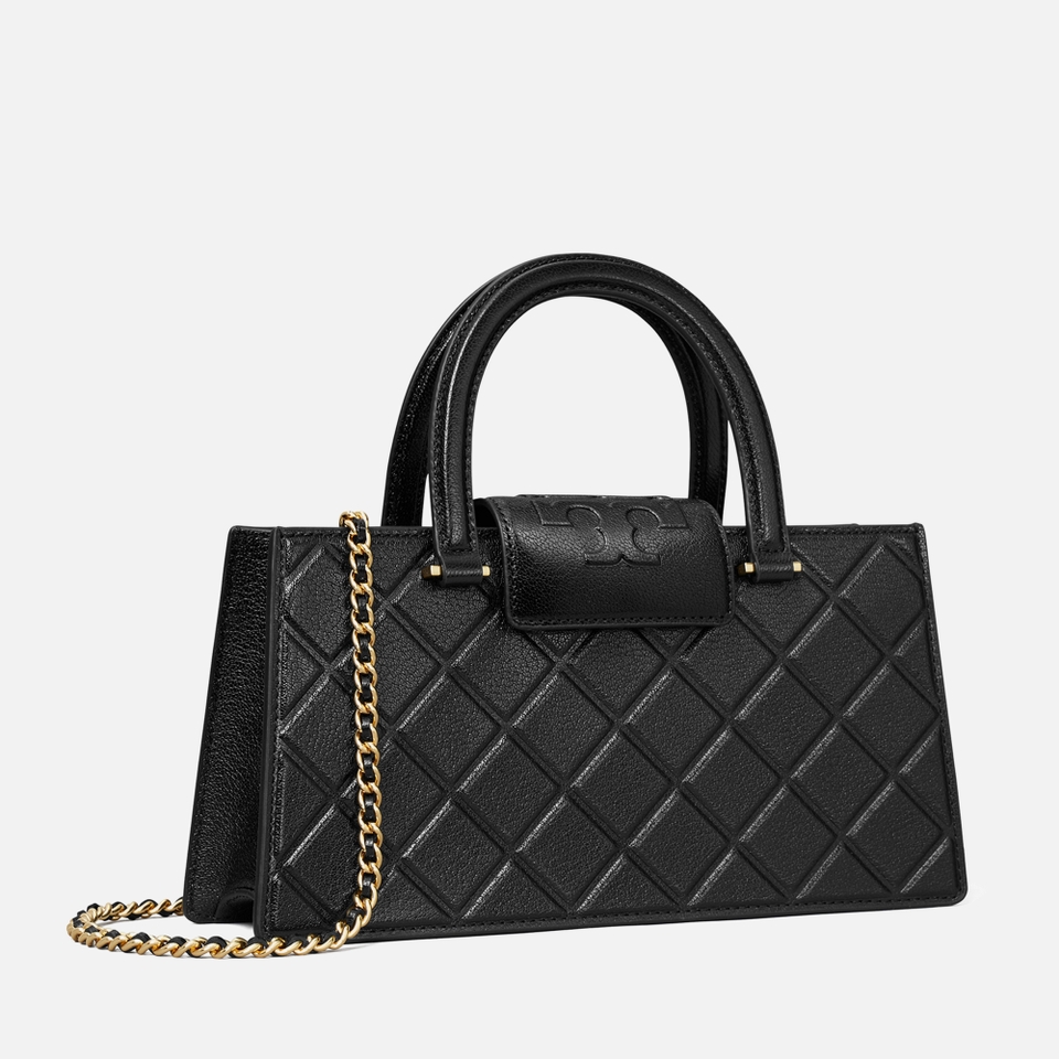 Tory Burch Fleming E/W Top Handle Leather Bag