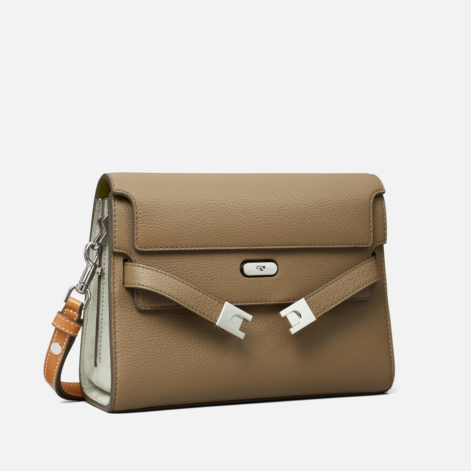 Tory Burch Lee Radziwill Leather Shoulder Bag