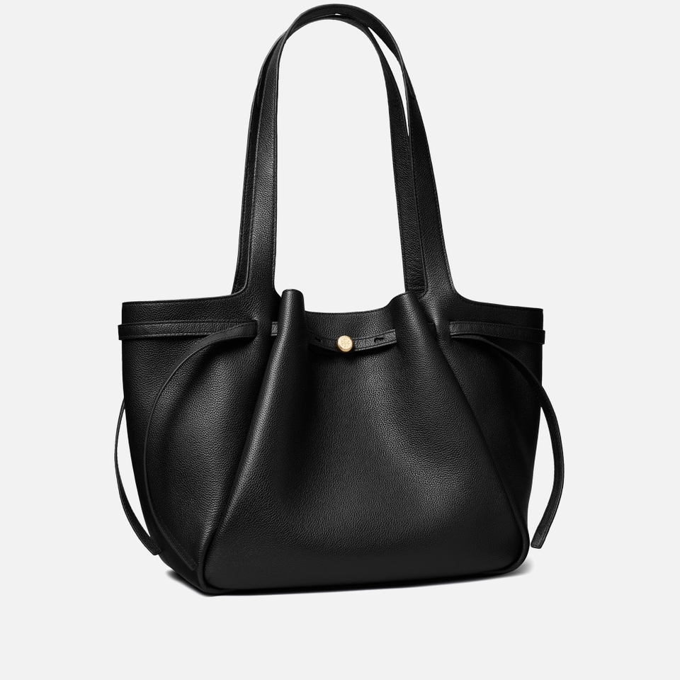 Tory Burch Romy Pebble-Grain Leather Tote Bag