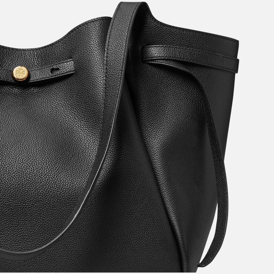 Tory Burch Romy Pebble-Grain Leather Tote Bag