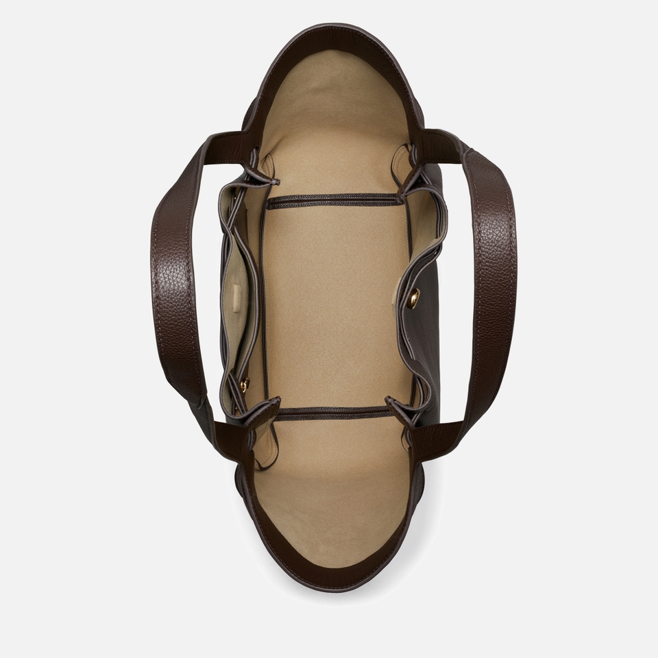 Tory Burch Romy Pebble-Grain Leather Tote Bag