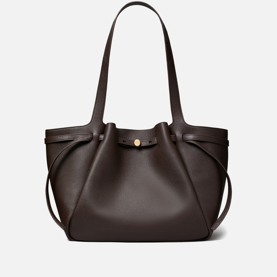 Tory Burch Romy Pebble-Grain Leather Tote Bag