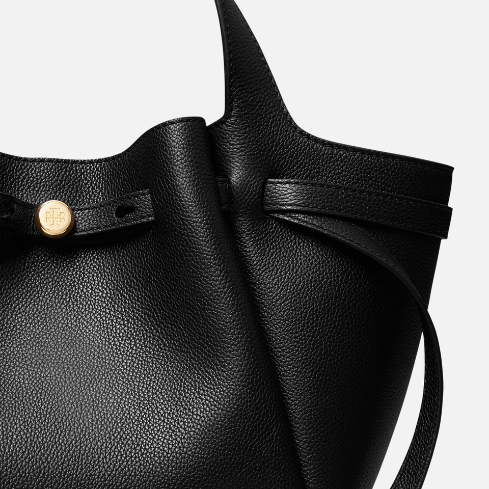 Tory Burch Romy Pebble-Grain Leather Satchel