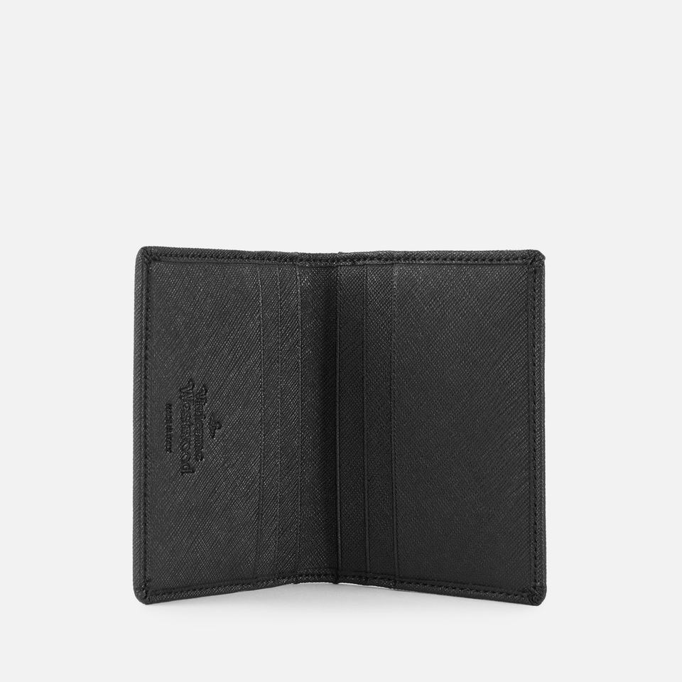Vivienne Westwood Saffiano-Effect Faux Leather Cardholder