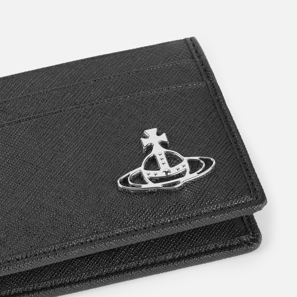 Vivienne Westwood Saffiano-Effect Faux Leather Cardholder