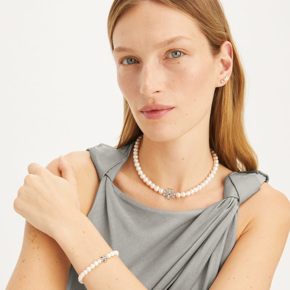 Tory Burch Kira Pearl Necklace