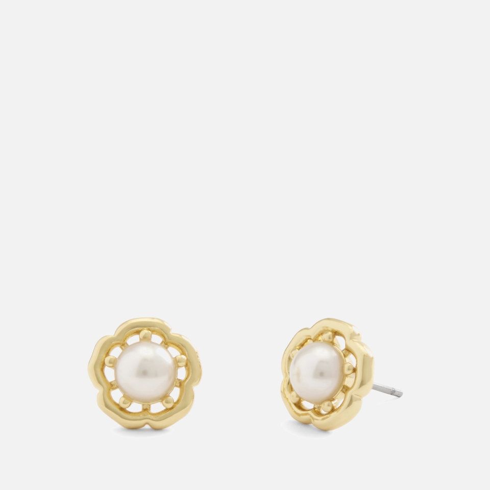Coach Tearose Pearl Gold-Tone Jewellery Set