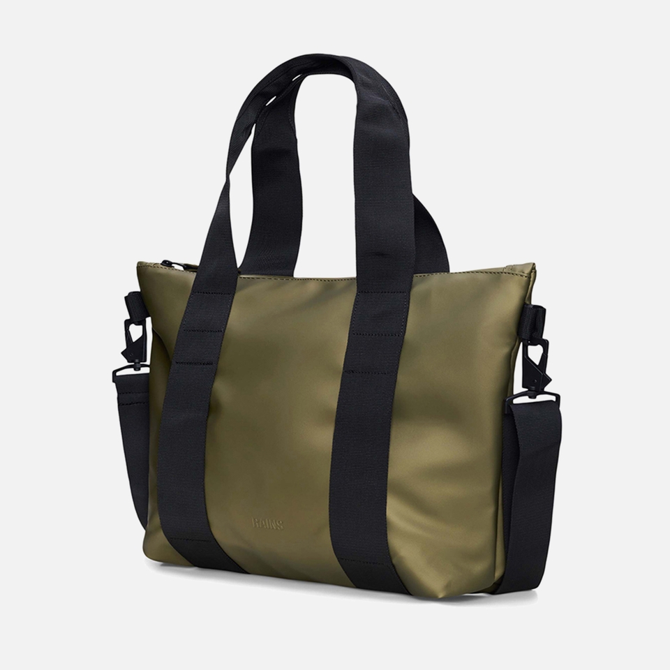 Rains Micro W3 Matte-Shell Tote Bag