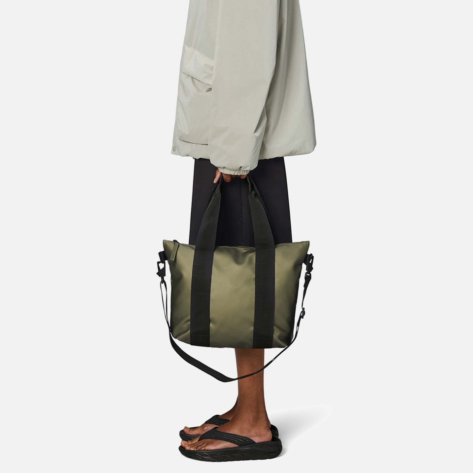 Rains Micro W3 Matte-Shell Tote Bag