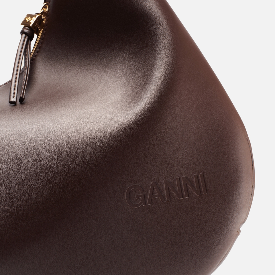 Ganni Medium Hobo Faux Leather-Blend Bou Bag