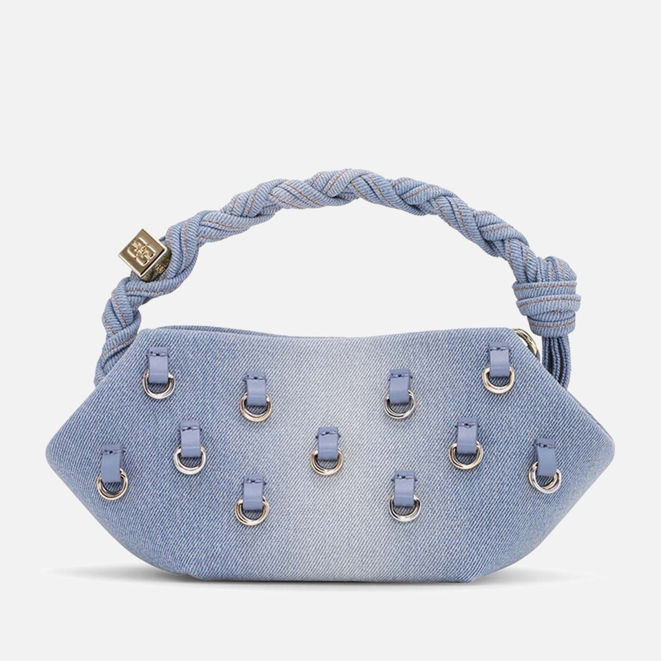 Ganni Small Washed Denim Bou Bag