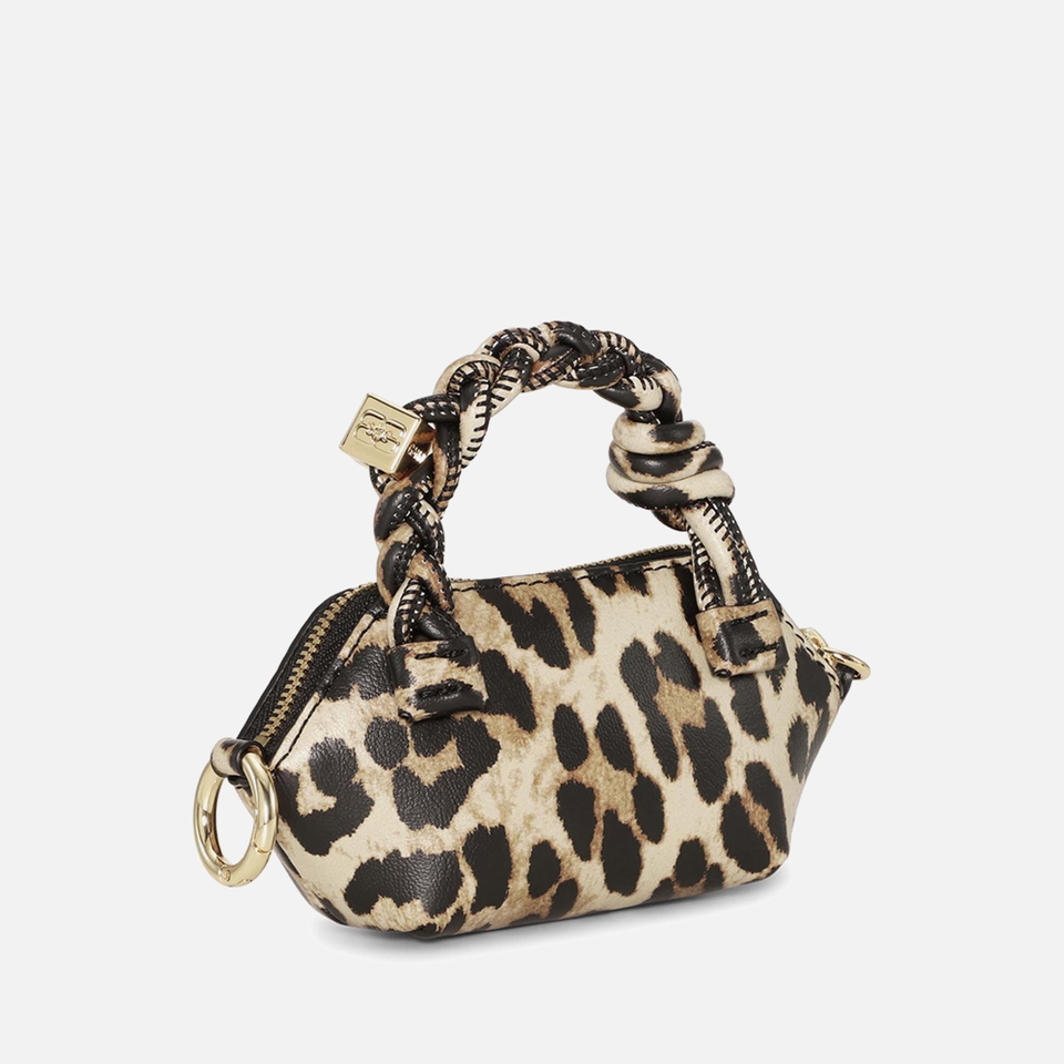 Ganni Nano Bou Recycled Leather-Blend Bag