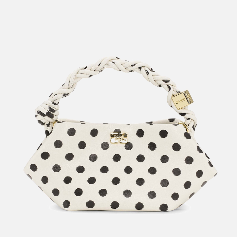 Ganni Dots Bou Recycled Leather-Blend Mini Bag