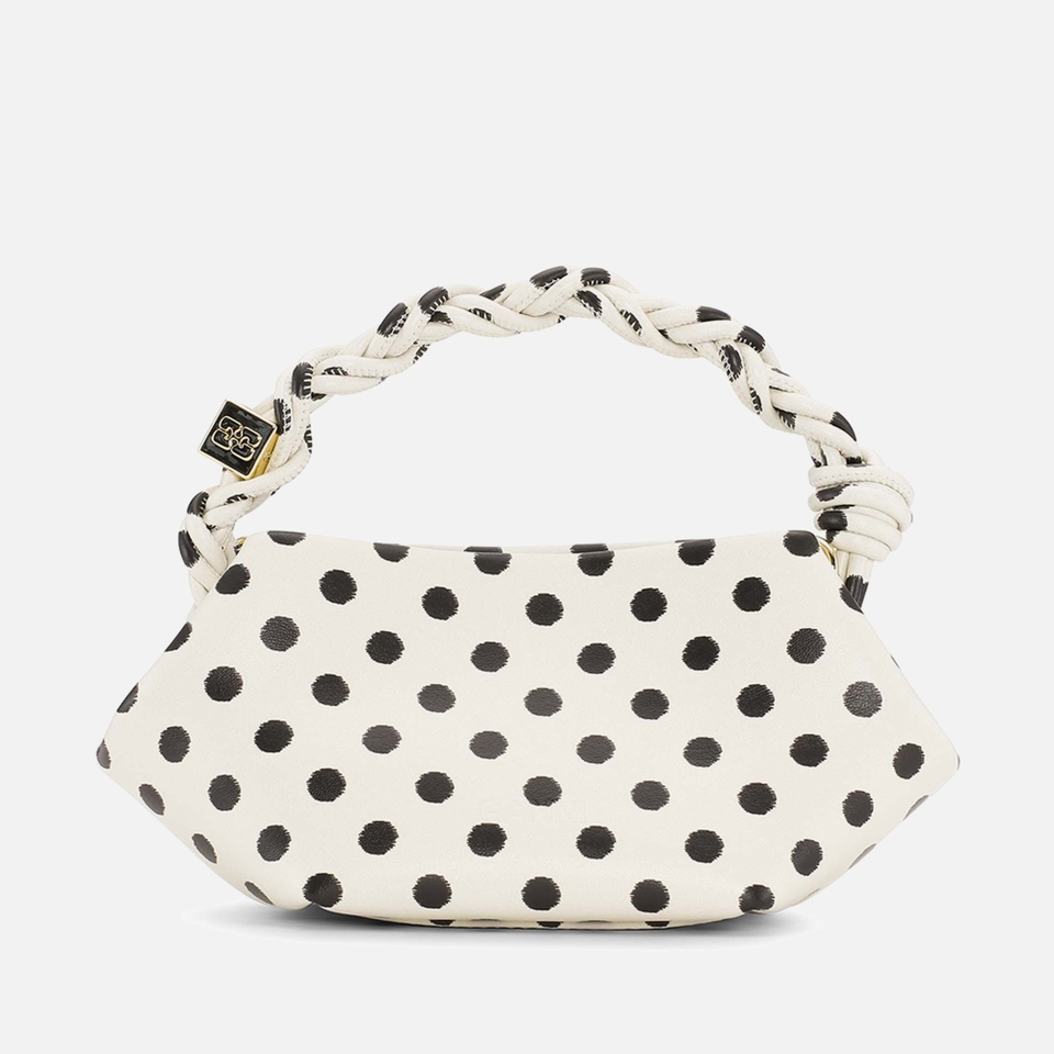 Ganni Dots Bou Recycled Leather-Blend Mini Bag