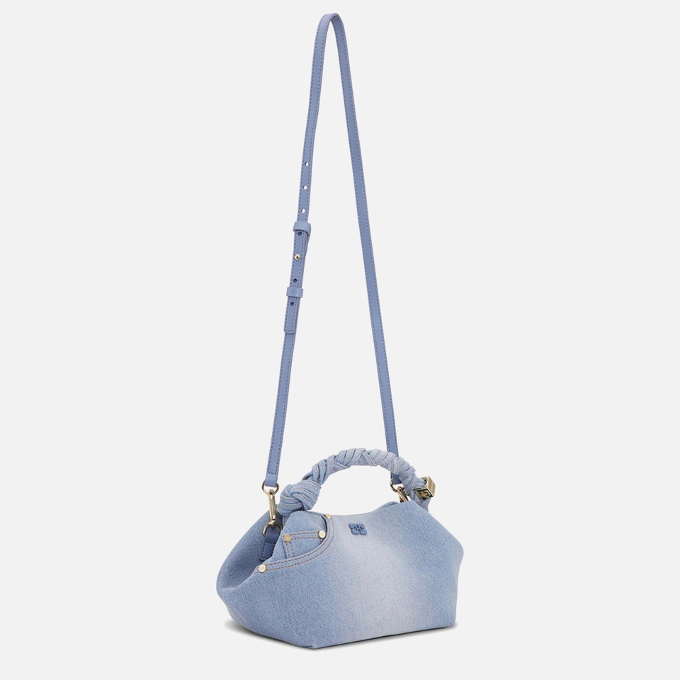 Ganni Small Washed Denim Bou Bag