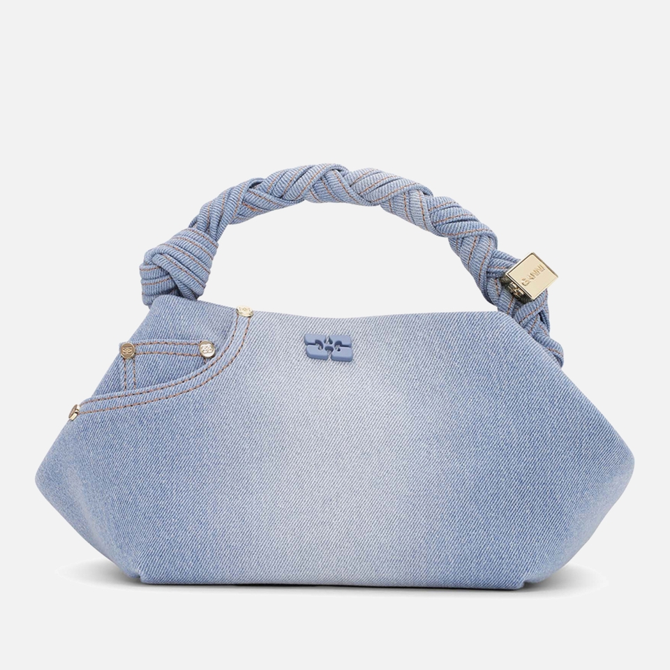 Ganni Small Washed Denim Bou Bag