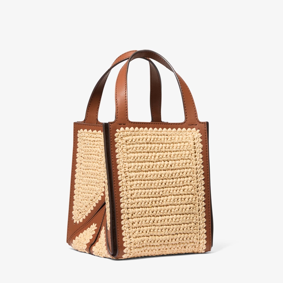 MICHAEL Michael Kors Jordi Small Crocheted Straw Tote Bag