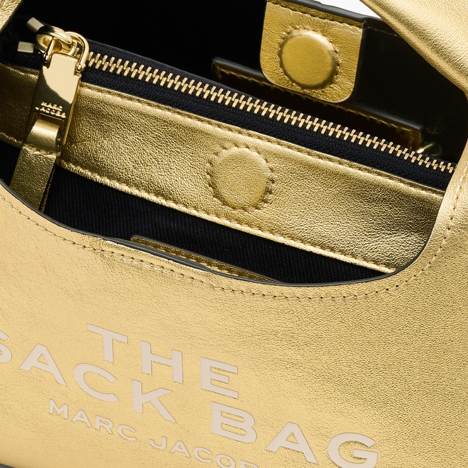 Marc Jacobs The Mini Metallic Leather Sack Bag