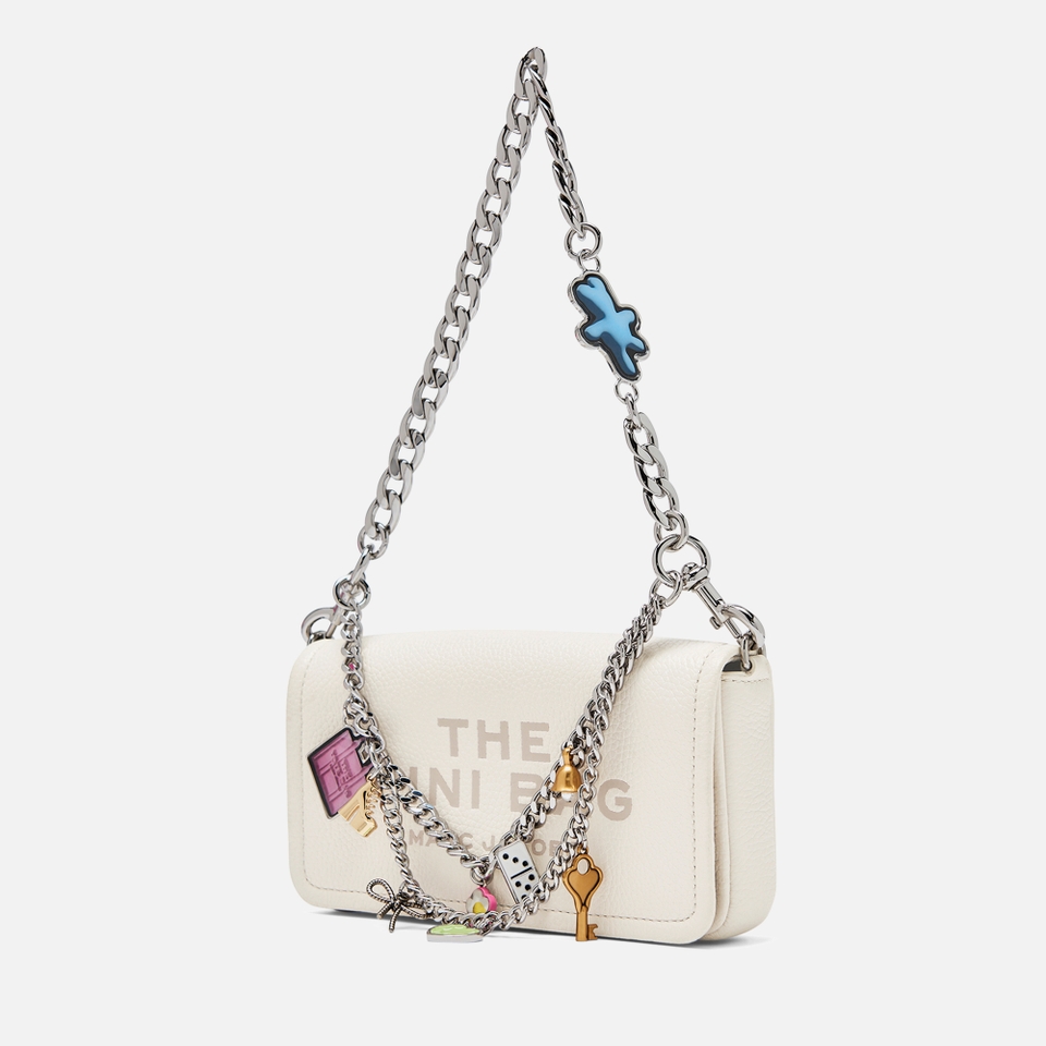Marc Jacobs The Sticker Charm Silver-Tone Shoulder Strap
