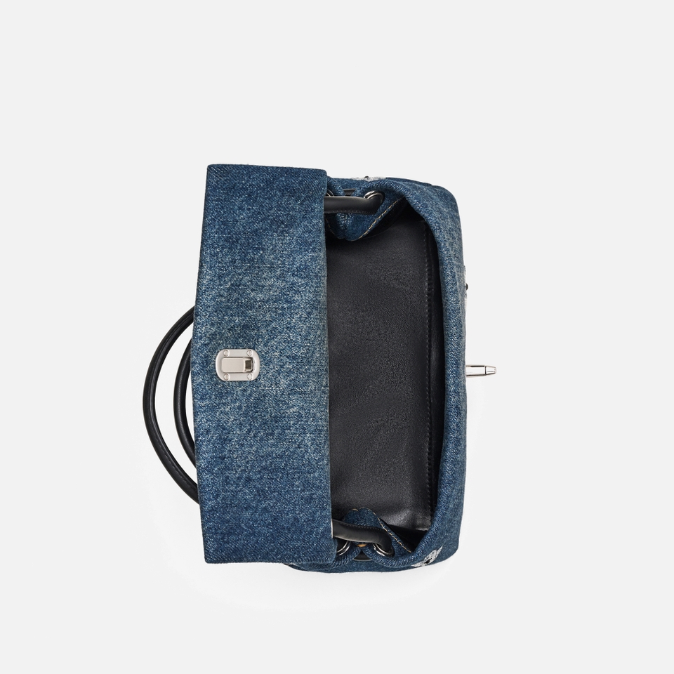 Marc Jacobs The Sequin Daisy Mini Dual Denim Bag