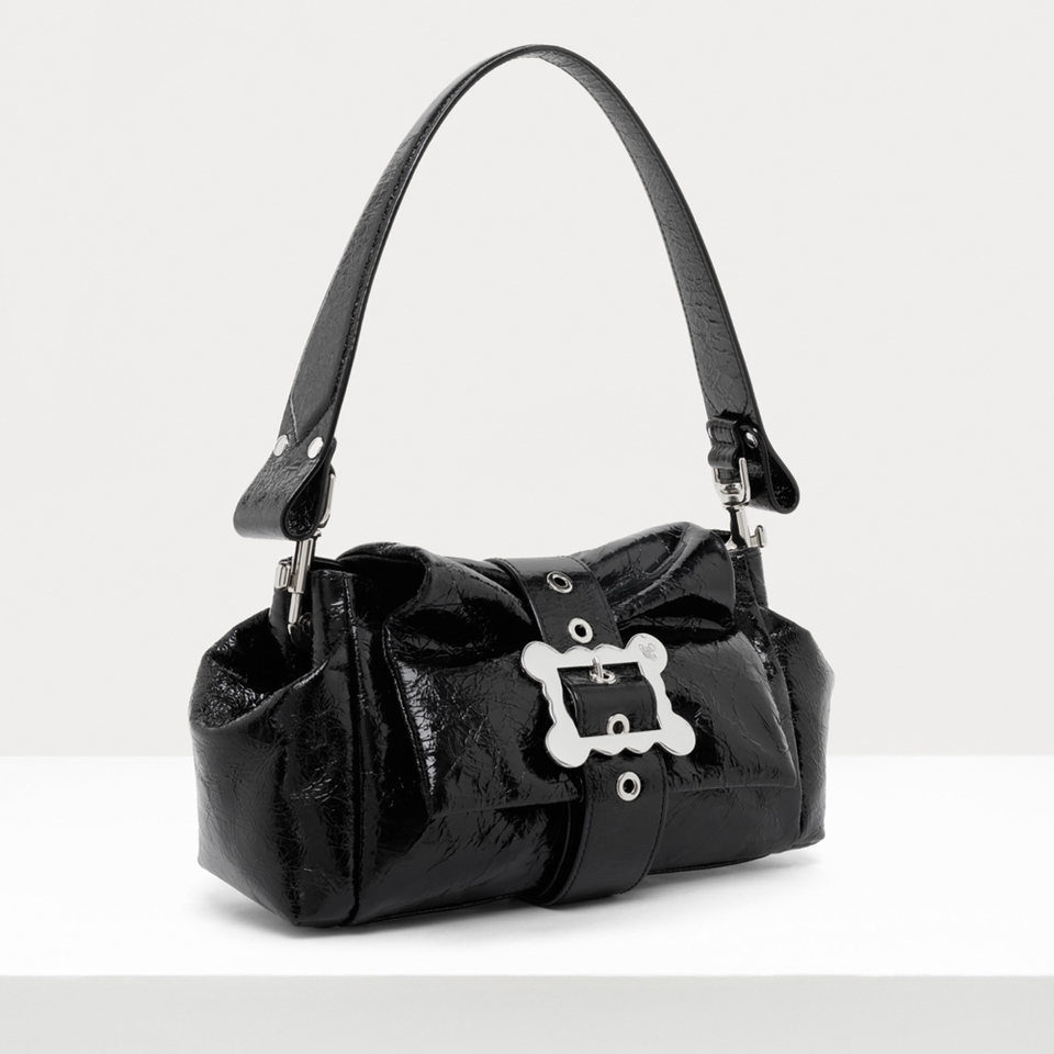 Vivienne Westwood Hazel Frame Patent Leather Shoulder Bag