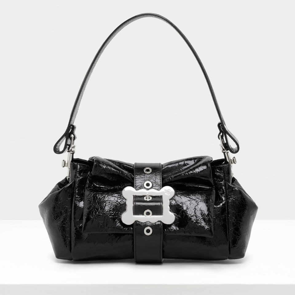 Vivienne Westwood Hazel Frame Patent Leather Shoulder Bag